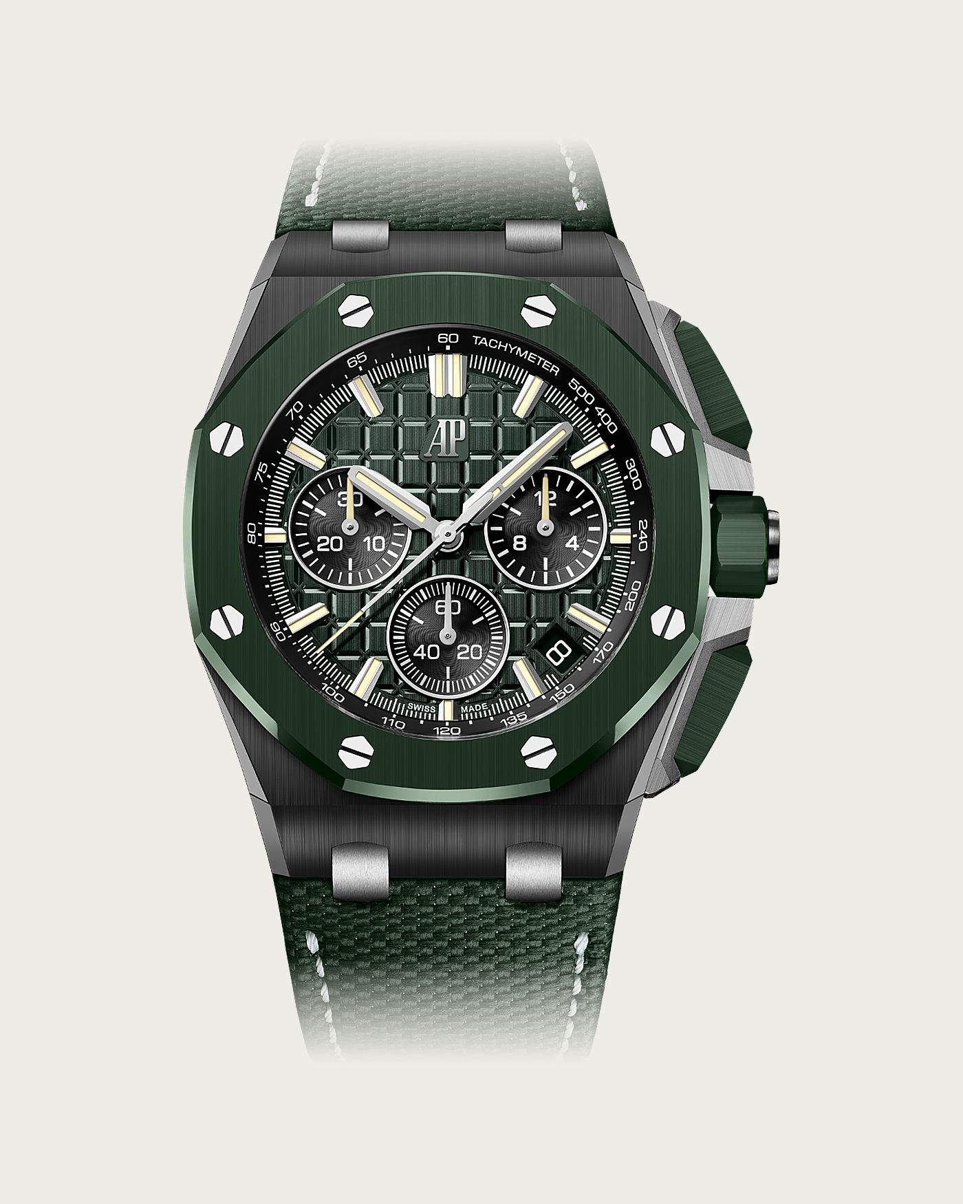 Audemars Piguet Royal Oak Offshore Selfwinding Chronograph in Green Ceramic