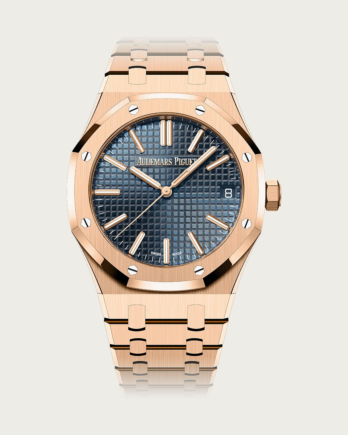 Audemars Piguet Royal Oak Selfwinding 41 in Pink Gold