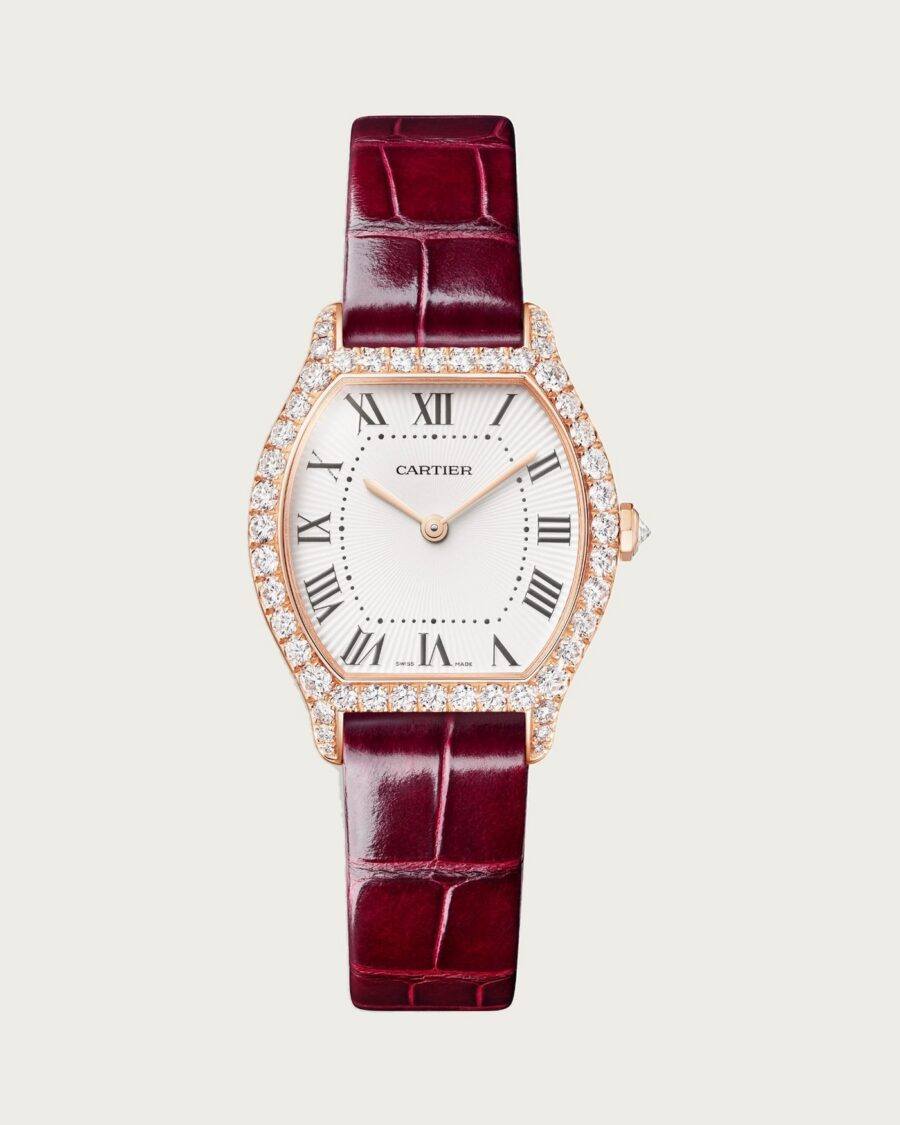 Cartier Tortue, Small, Diamond Set